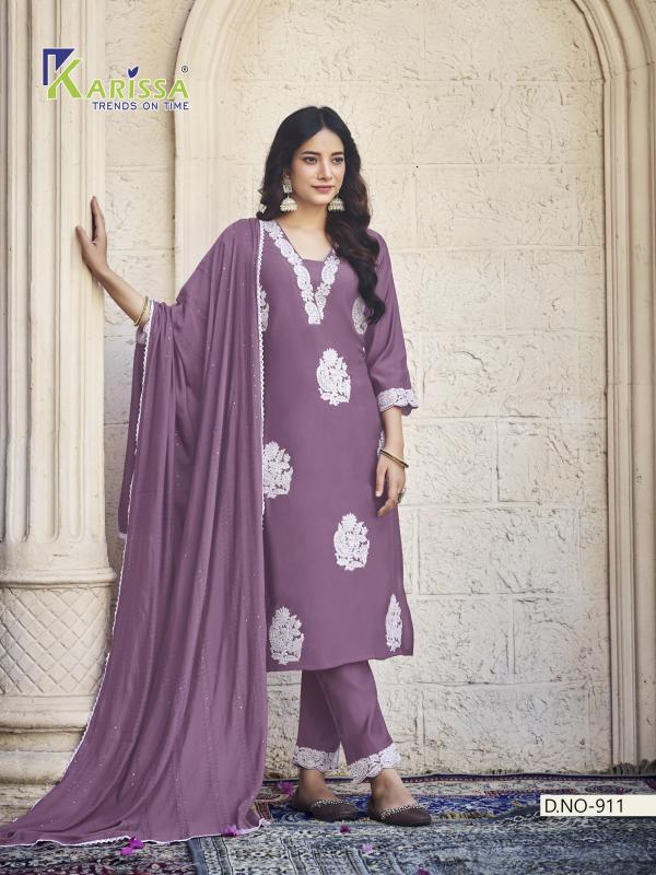 Karissa Erika Viscose Kurti Pant With Dupatta Collection