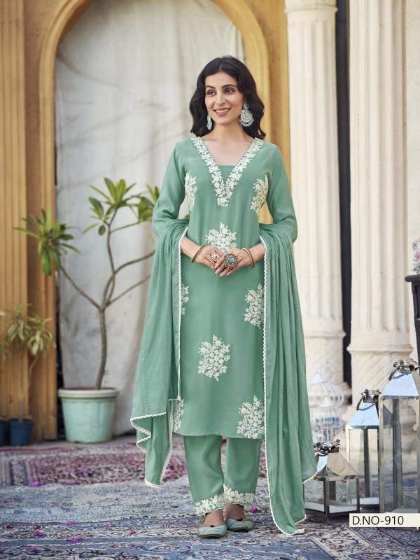 Karissa Erika Viscose Kurti Pant With Dupatta Collection