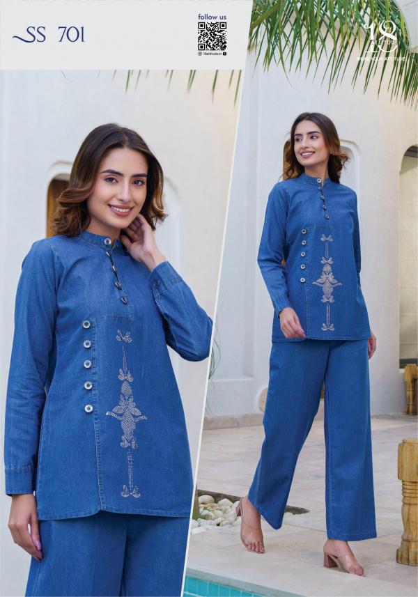 18 Attitude Sho Shaa Vol 7 Western Wear Co Ord Set