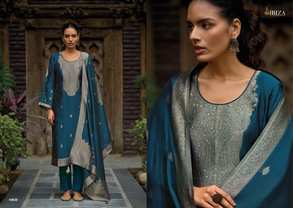 Ibiza Zarin Designer Silk Salwar Kameez Collection