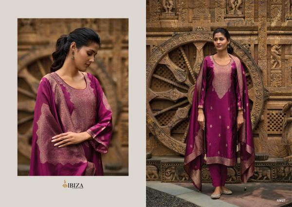 Ibiza Zarin Designer Silk Salwar Kameez Collection