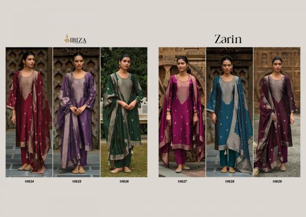 Ibiza Zarin Designer Silk Salwar Kameez Collection