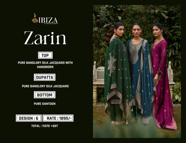 Ibiza Zarin Designer Silk Salwar Kameez Collection