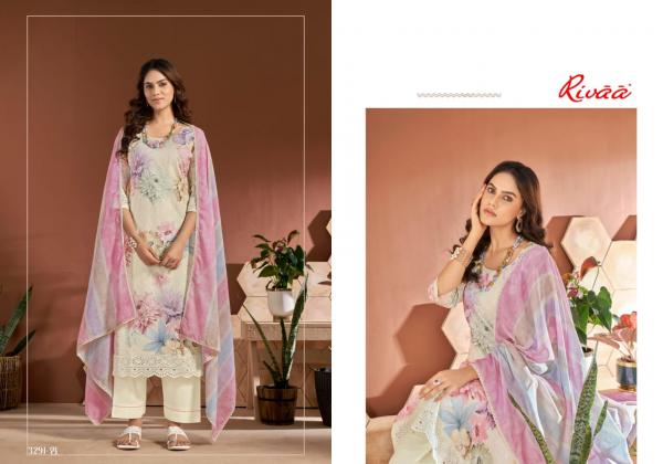 Rivaa Jivana Italian Lawn Digital Dress Material Collection