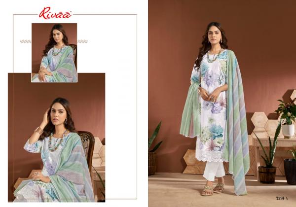 Rivaa Jivana Italian Lawn Digital Dress Material Collection