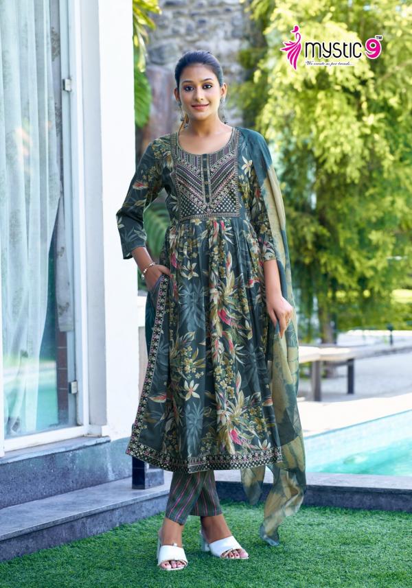 Mystic 9 Simran Vol 04 Rayon Ready Made Collection