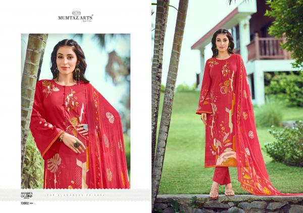 Mumtaz Shades Of Love Series 13001 Cotton Dress Material