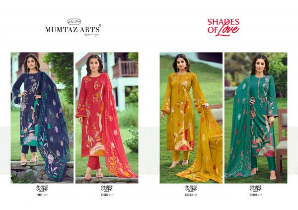 Mumtaz Shades Of Love Series 13001 Cotton Dress Material