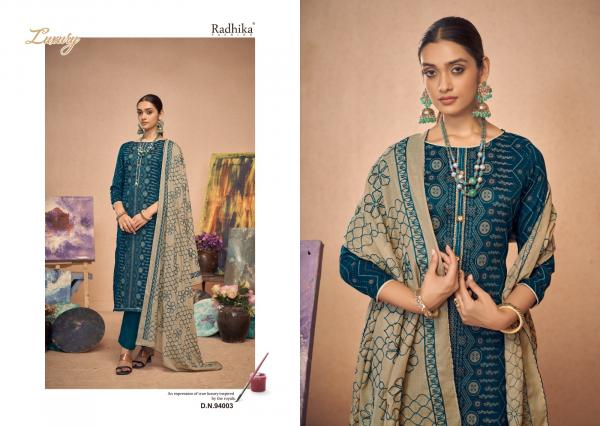 Radhika Azara Black Berry Vol 12 Cotton Dress Material Collection