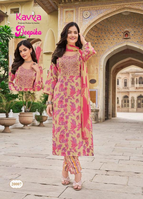 Kavya Deepika Vol 20 Kurti Bottom With Dupatta Collection