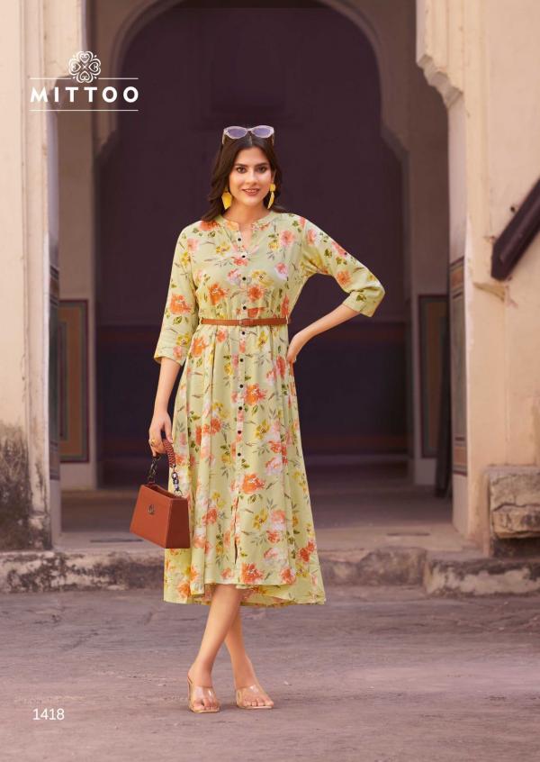 Mittoo Belt Vol 16 Fancy Rayon Printed Kurti Collection