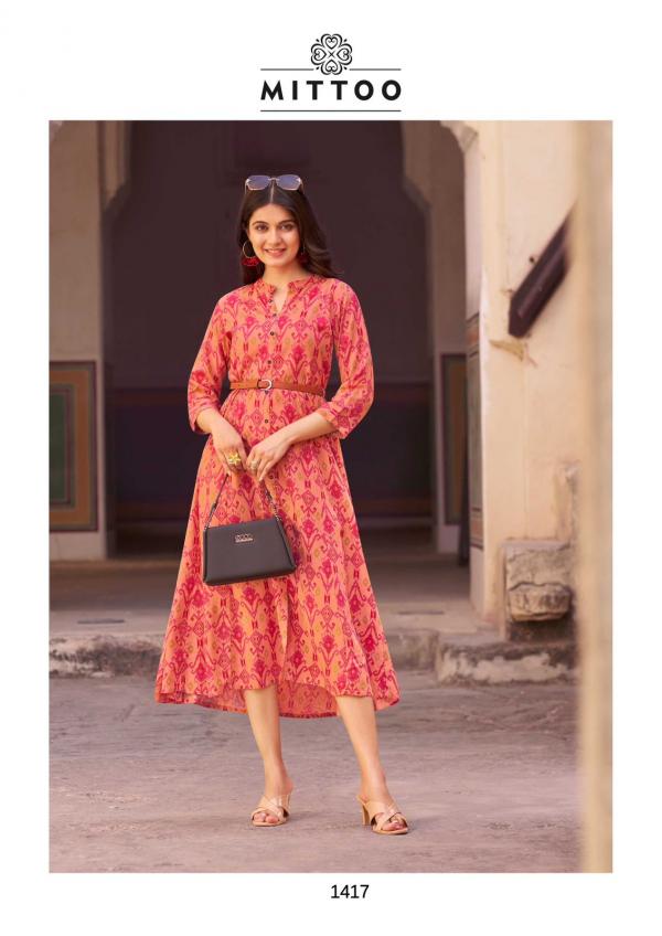 Mittoo Belt Vol 16 Fancy Rayon Printed Kurti Collection