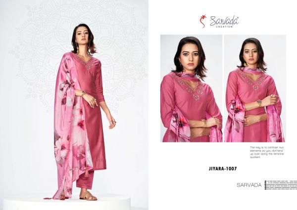 Sarvada Jiyara Roman Silk Top Bottom With Dupatta Collection