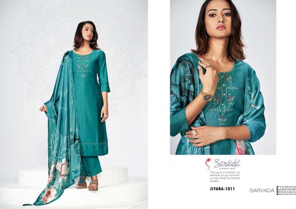 Sarvada Jiyara Roman Silk Top Bottom With Dupatta Collection