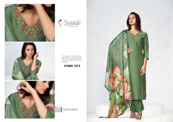 Sarvada Jiyara Roman Silk Top Bottom With Dupatta Collection