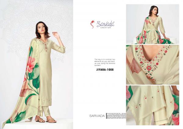 Sarvada Jiyara Roman Silk Top Bottom With Dupatta Collection