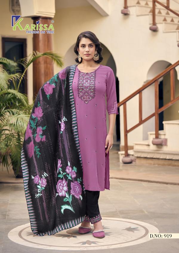 Karissa Latika Premium Rayon Kurti Pant With Dupatta