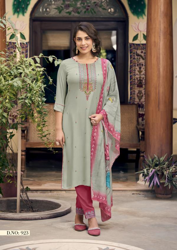 Karissa Latika Premium Rayon Kurti Pant With Dupatta