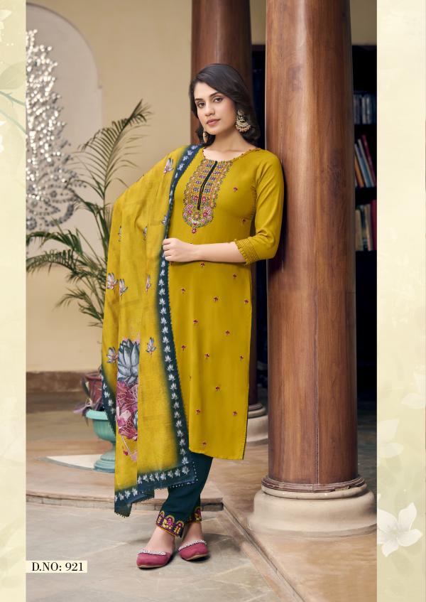 Karissa Latika Premium Rayon Kurti Pant With Dupatta