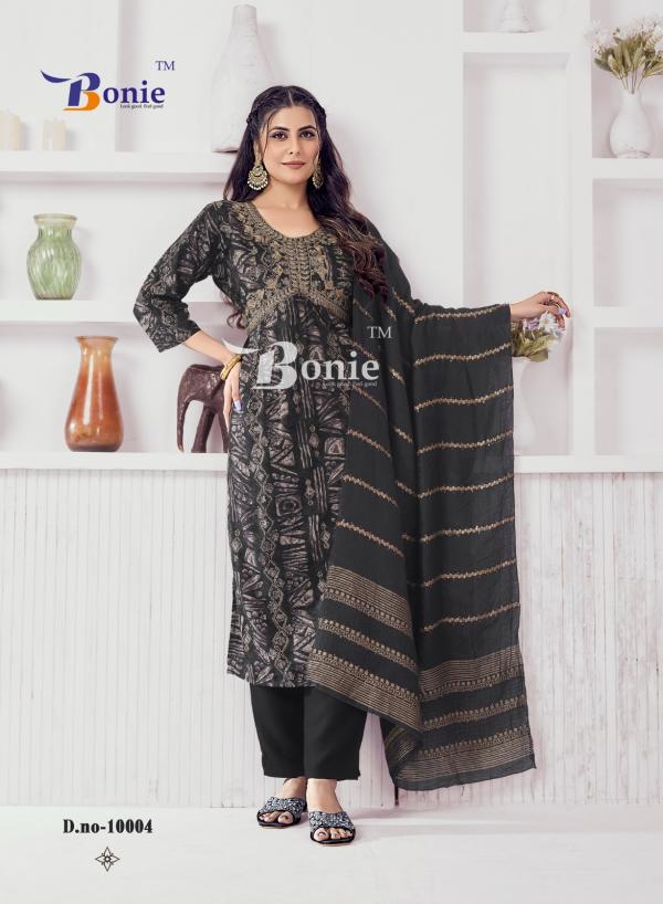 Bonie Alia Vol 10 Rayon Kurti Pant With Dupatta Collection