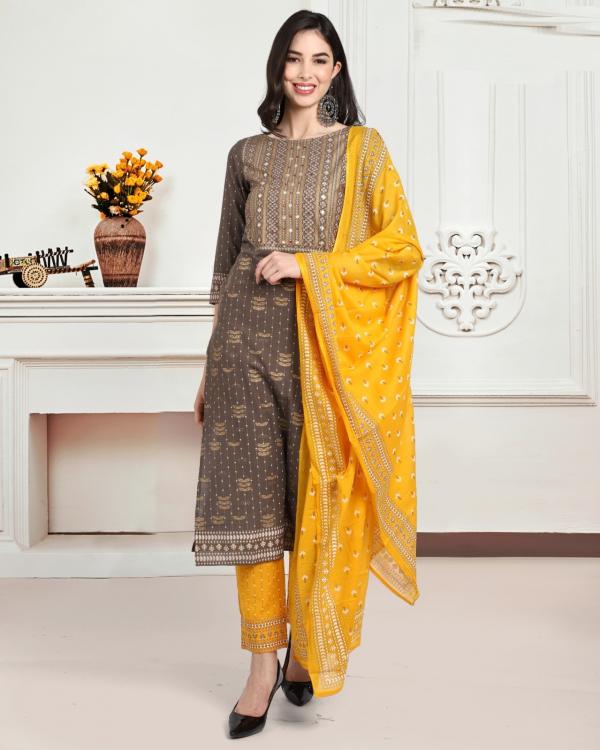 Trendy Ira Vol 21 Cotton Printed Top Bottom With Dupatta