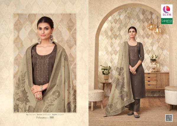 Lctm Leela Pehnawa Jam Satin Dress Material Collection