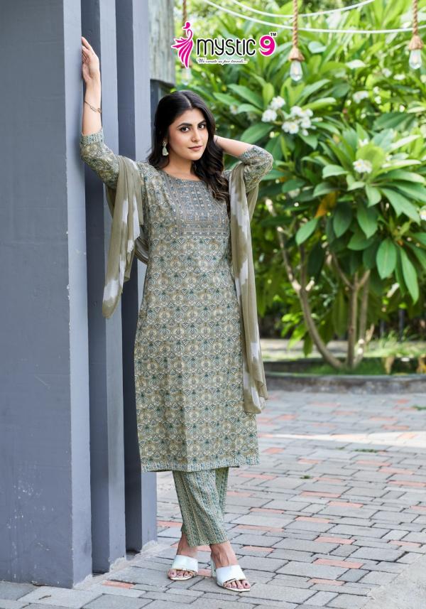 Mystic 9 Shagun Vol 4 Rayon Printed Ready Made Collection