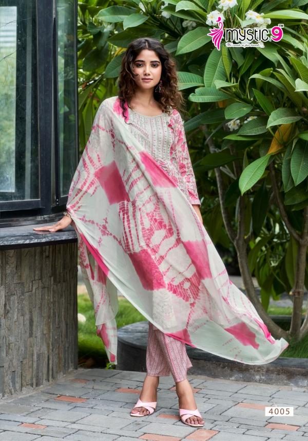 Mystic 9 Shagun Vol 4 Rayon Printed Ready Made Collection