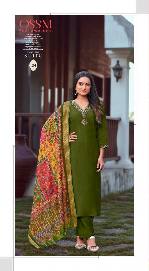 Ossm Noorie Vol 3 Viscose Top Bottom With Dupatta Collection