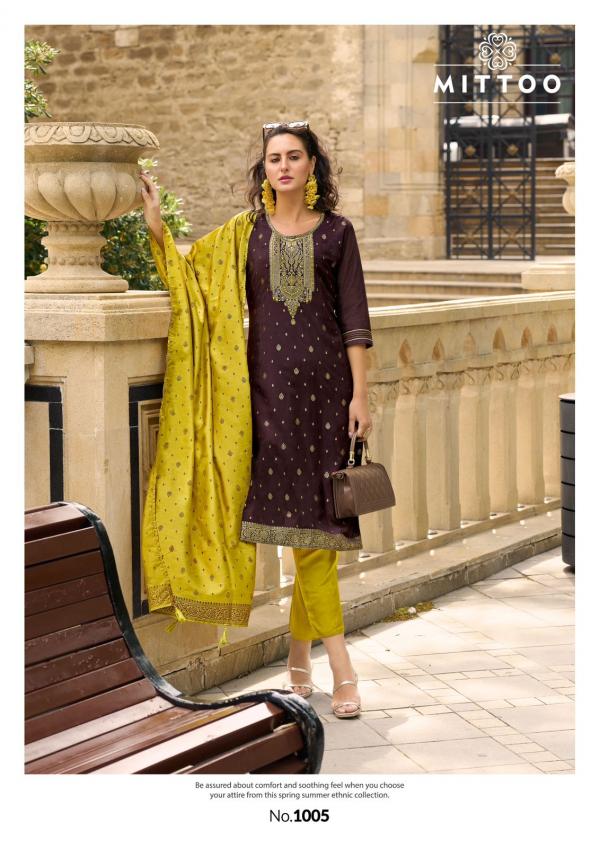 Mittoo Aafreen Fancy Kurti Pant With Dupatta Collection