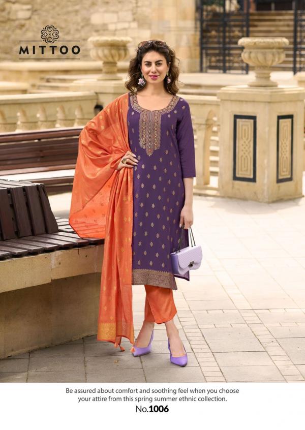 Mittoo Aafreen Fancy Kurti Pant With Dupatta Collection