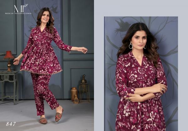 Moksh Co Ord Set Lotus Vol 1 Western Collection