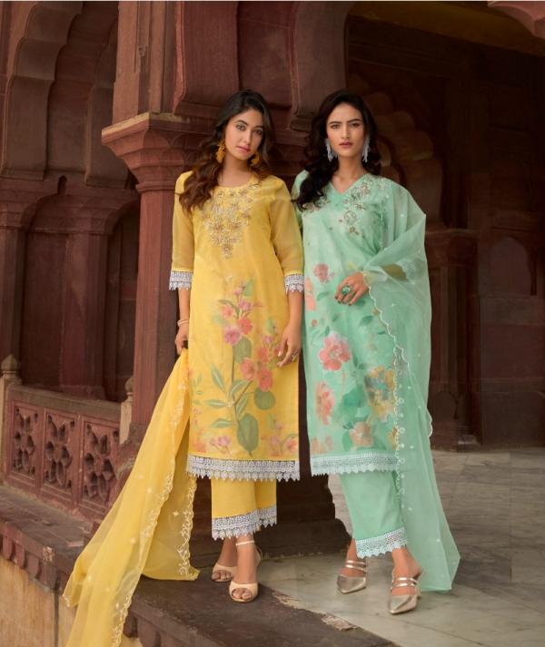 Lady Leela Summer Spring Designer Kurti Pant With Dupatta