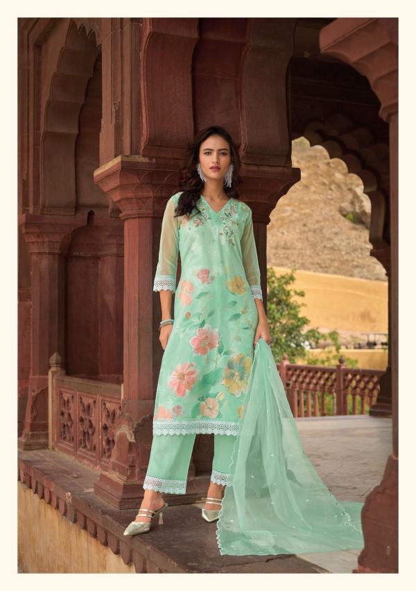 Lady Leela Summer Spring Designer Kurti Pant With Dupatta