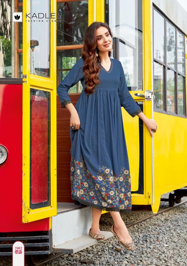 Kadlee Infinity Fancy Rayon Printed Kurti Collection