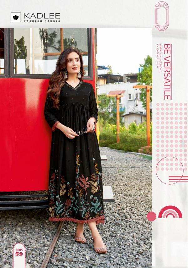 Kadlee Infinity Fancy Rayon Printed Kurti Collection