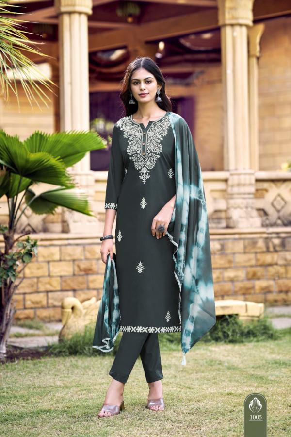 Ossm Lakhnavi Rayon Kurti Bottom With Dupatta Collection