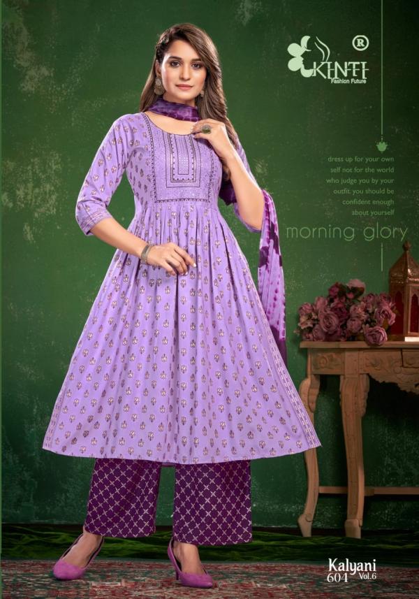 	Kinti Kalyani Vol 6 Rayon Kurti Plazo With Dupatta Collection