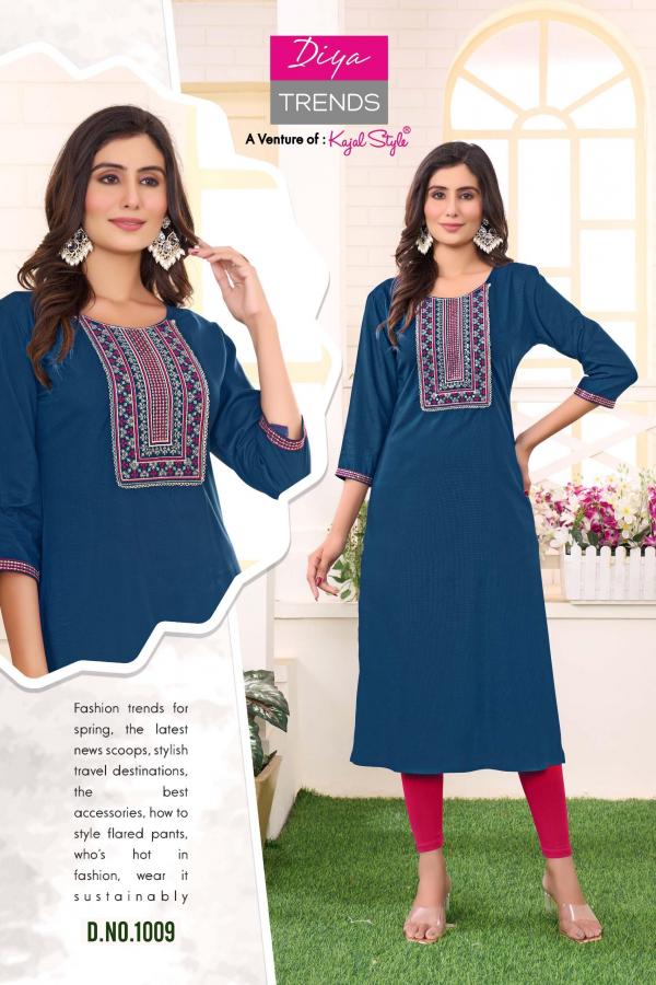 Casual Diary By Diya Trends Rayon Kurti Collection