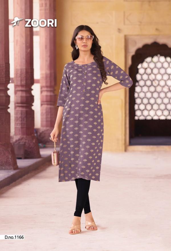 Zoori Akshara Vol 28 Rayon Printed Kurti Collection