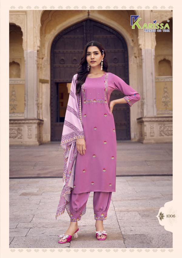 Karissa Shanaya Rayon Kurti Bottom With Dupatta Collection