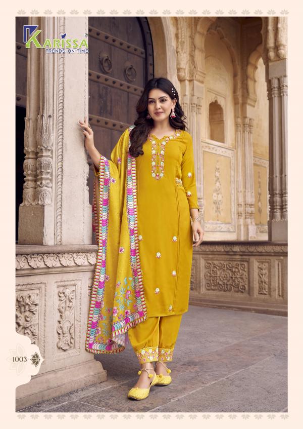 Karissa Shanaya Rayon Kurti Bottom With Dupatta Collection