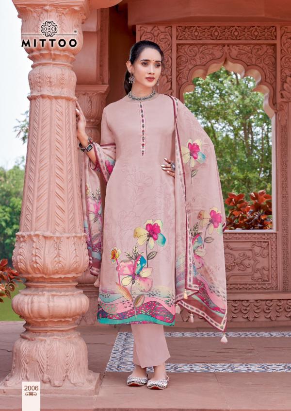 Mittoo Nihaar Printed Kurti Bottom With Dupatta Collection