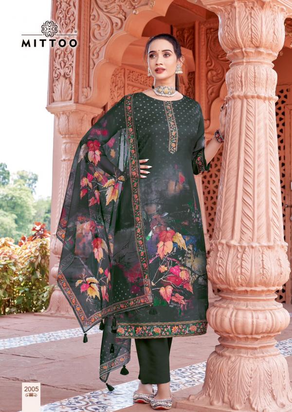 Mittoo Nihaar Printed Kurti Bottom With Dupatta Collection