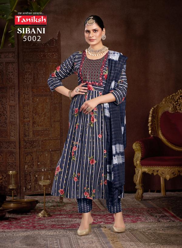 Taniksh Sibani Vol 5 Rayon Printed Kurti Bottom With Dupatta