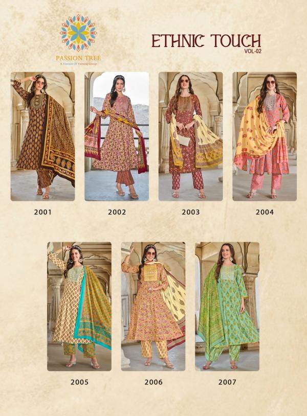 Ethnic Touch Vol 2 By Passion Tree Cotton Ready Made Collection