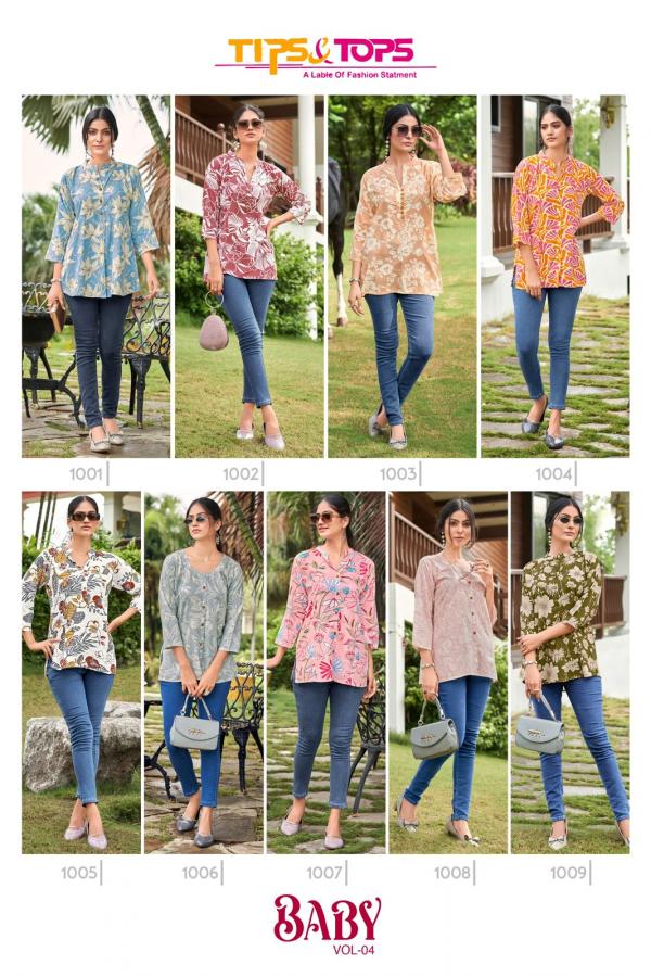 Tips And Tops Baby Vol 4 Rayon Western Tops Collection