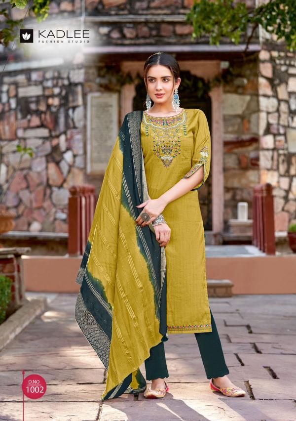 Kadlee Kalindi Viscose Kurti Bottom With Dupatta Collection