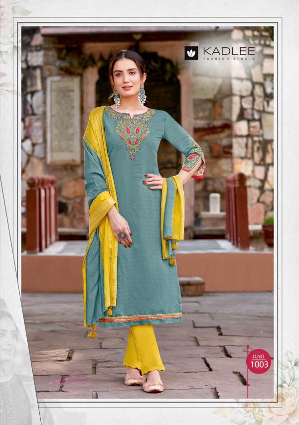 Kadlee Kalindi Viscose Kurti Bottom With Dupatta Collection