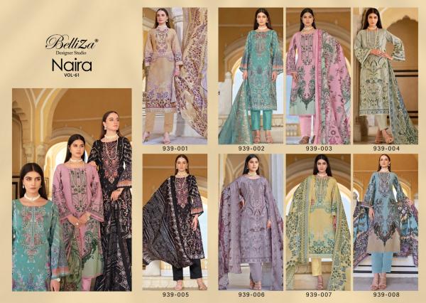 Belliza Naira Vol 61 Cotton Printed Dress Material Collection